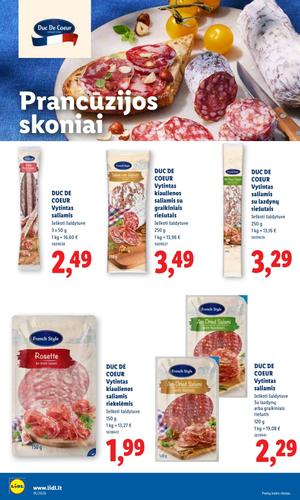 LIDL maisto akcijų leidinys nuo gegužės 4 d.