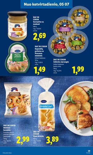 LIDL maisto akcijų leidinys nuo gegužės 4 d.