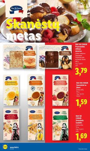 LIDL maisto akcijų leidinys nuo gegužės 4 d.