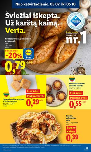 LIDL maisto akcijų leidinys nuo gegužės 4 d.