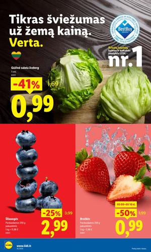 LIDL maisto akcijų leidinys nuo gegužės 4 d.