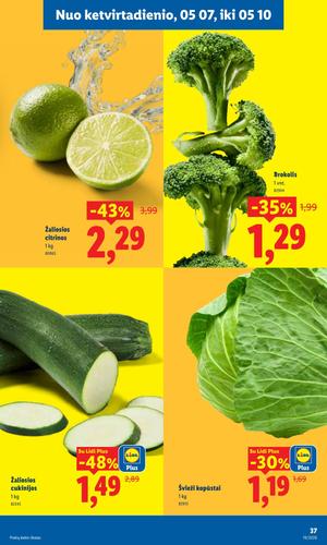 LIDL maisto akcijų leidinys nuo gegužės 4 d.