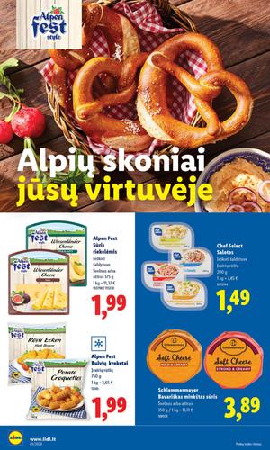 LIDL maisto akcijų leidinys nuo sausio 26 d.