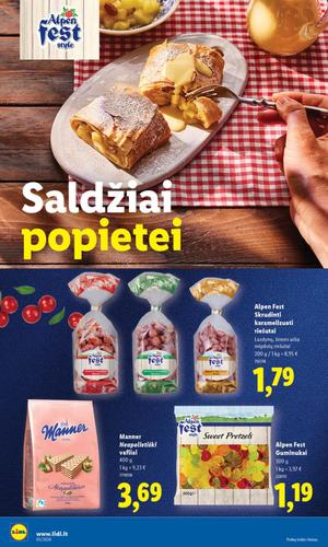 LIDL maisto akcijų leidinys nuo sausio 26 d.