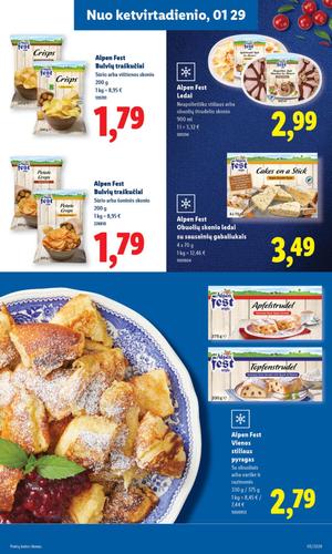 LIDL maisto akcijų leidinys nuo sausio 26 d.