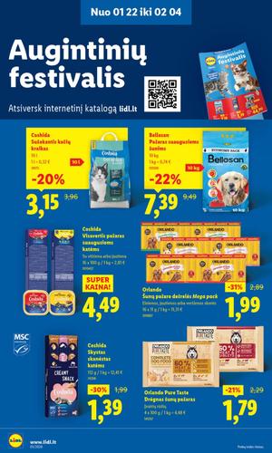 LIDL maisto akcijų leidinys nuo sausio 26 d.