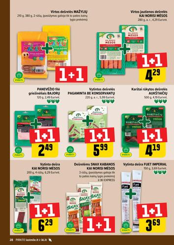 IKI akcijų leidinys Nr. 36 nuo rugpjūčio 31 d.