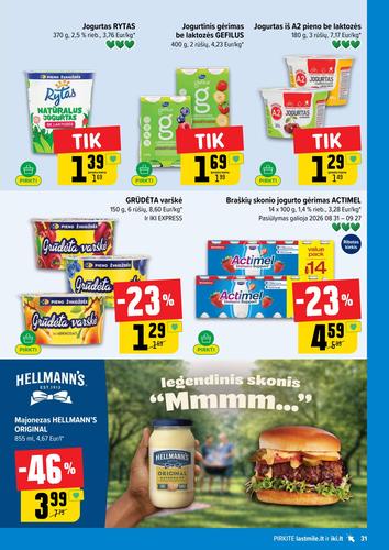 IKI akcijų leidinys Nr. 36 nuo rugpjūčio 31 d.