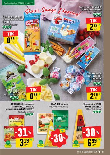 IKI akcijų leidinys Nr. 36 nuo rugpjūčio 31 d.