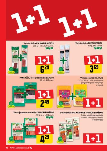 IKI akcijų leidinys Nr. 36 nuo rugpjūčio 31 d.