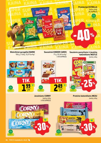 IKI akcijų leidinys Nr. 36 nuo rugpjūčio 31 d.
