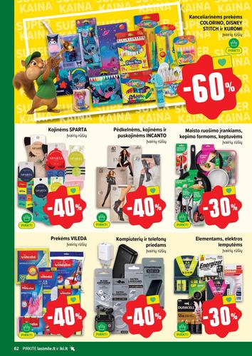 IKI akcijų leidinys Nr. 36 nuo rugpjūčio 31 d.