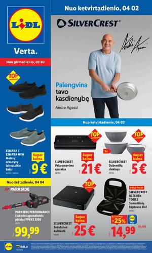 LIDL ne maisto prekių leidinys nuo kovo 30 d.