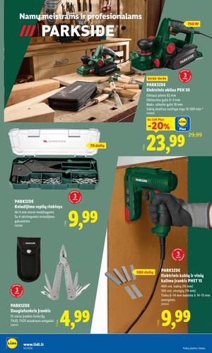 LIDL ne maisto prekių leidinys nuo kovo 30 d.