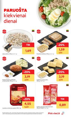 RIMI akcijų leidinys Nr. 15 nuo balandžio 7 d.