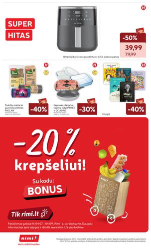 RIMI akcijų leidinys Nr. 15 nuo balandžio 7 d.