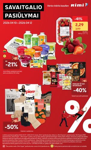 RIMI akcijų leidinys Nr. 15 nuo balandžio 7 d.