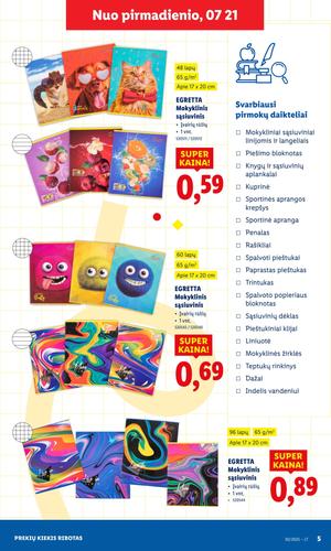 LIDL ne maisto prekių leidinys nuo liepos 21 d.