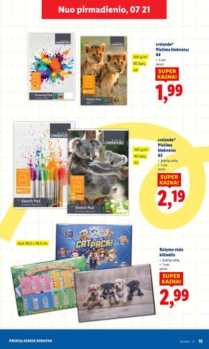 LIDL ne maisto prekių leidinys nuo liepos 21 d.