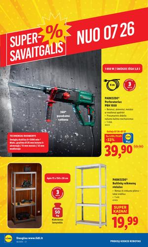 LIDL ne maisto prekių leidinys nuo liepos 21 d.