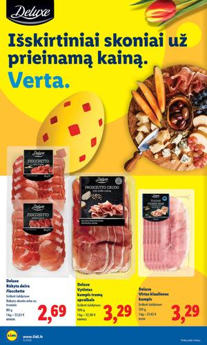 LIDL maisto akcijų leidinys nuo kovo 9 d.