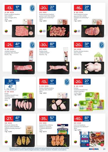 MAXIMA akcijų leidinys Nr. 33 nuo rugpjūčio 12 d.