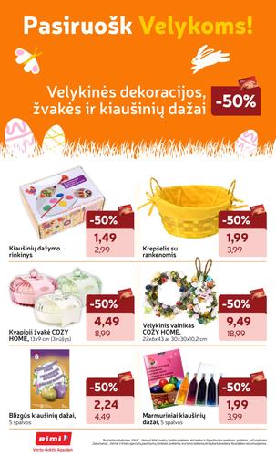 RIMI akcijų leidinys Nr. 13 nuo kovo 24 d.