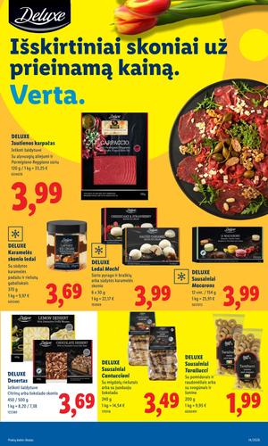 LIDL maisto akcijų leidinys nuo kovo 30 d.