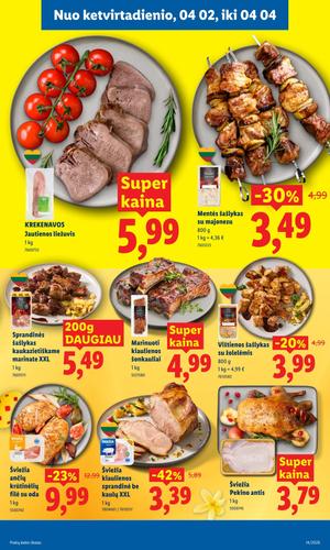 LIDL maisto akcijų leidinys nuo kovo 30 d.