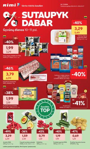 RIMI akcijų leidinys Nr. 17 nuo balandžio 21 d.