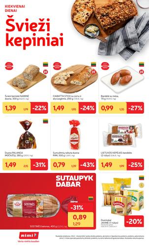 RIMI akcijų leidinys Nr. 17 nuo balandžio 21 d.