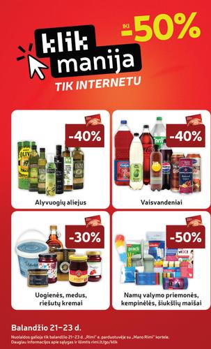 RIMI akcijų leidinys Nr. 17 nuo balandžio 21 d.