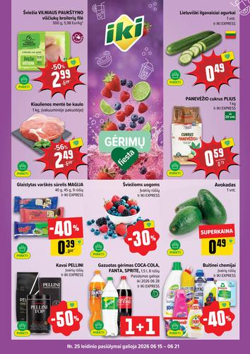IKI akcijų leidinys Nr. 25 nuo birželio 15 d.