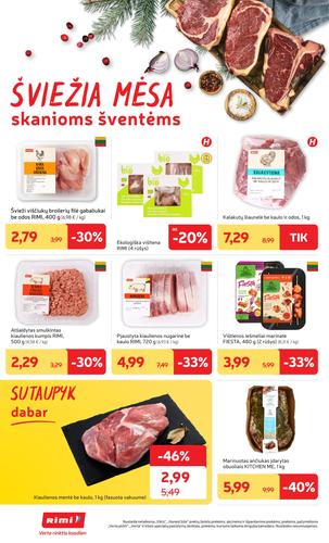 RIMI akcijų leidinys Nr. 49 nuo gruodžio 2 d.