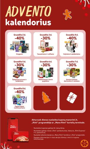 RIMI akcijų leidinys Nr. 49 nuo gruodžio 2 d.