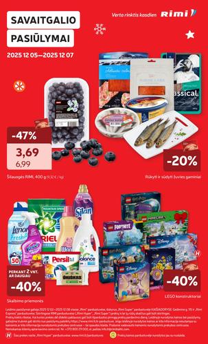 RIMI akcijų leidinys Nr. 49 nuo gruodžio 2 d.