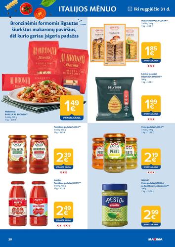 MAXIMA akcijų leidinys Nr. 35 nuo rugpjūčio 25 d.