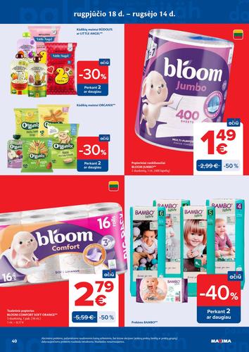 MAXIMA akcijų leidinys Nr. 35 nuo rugpjūčio 25 d.