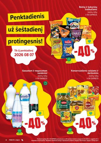 IKI akcijų leidinys Nr. 32 nuo rugpjūčio 3 d.