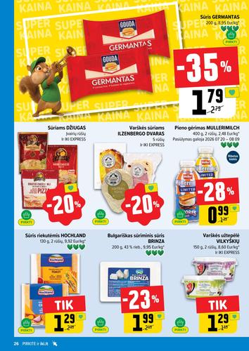 IKI akcijų leidinys Nr. 32 nuo rugpjūčio 3 d.