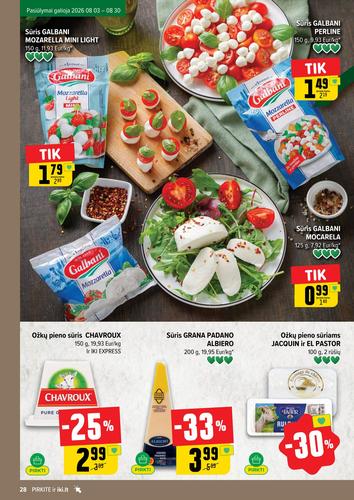 IKI akcijų leidinys Nr. 32 nuo rugpjūčio 3 d.