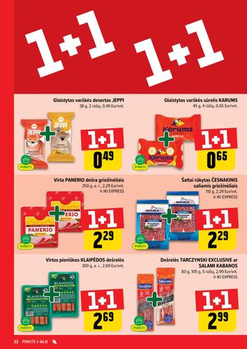 IKI akcijų leidinys Nr. 32 nuo rugpjūčio 3 d.