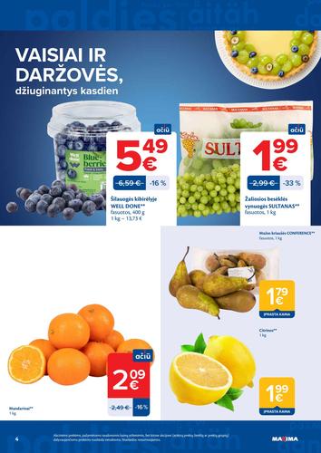 MAXIMA akcijų leidinys Nr. 41 nuo spalio 6 d.