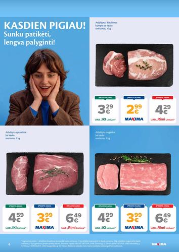 MAXIMA akcijų leidinys Nr. 41 nuo spalio 6 d.