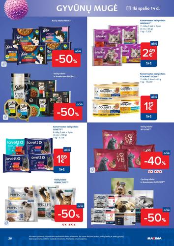 MAXIMA akcijų leidinys Nr. 41 nuo spalio 6 d.
