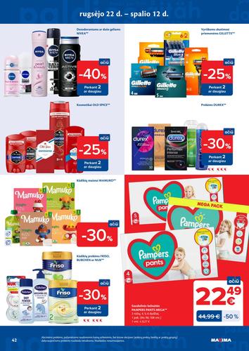 MAXIMA akcijų leidinys Nr. 41 nuo spalio 6 d.