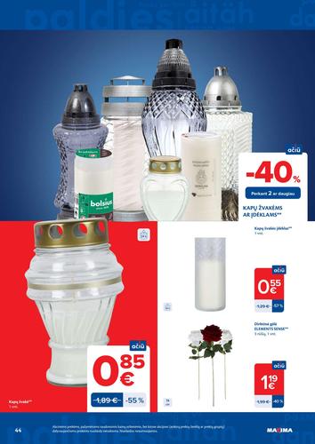 MAXIMA akcijų leidinys Nr. 41 nuo spalio 6 d.