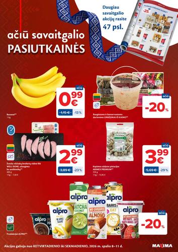 MAXIMA akcijų leidinys Nr. 41 nuo spalio 6 d.