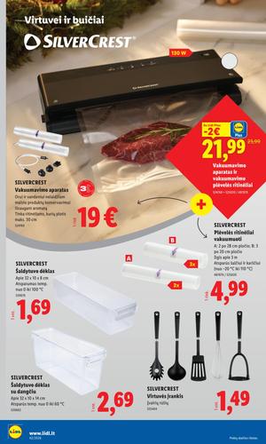LIDL ne maisto prekių leidinys nuo spalio 12 d.