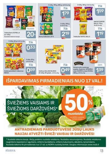 NORFA akcijų leidinys Nr. 10 nuo gegužės 14 d.